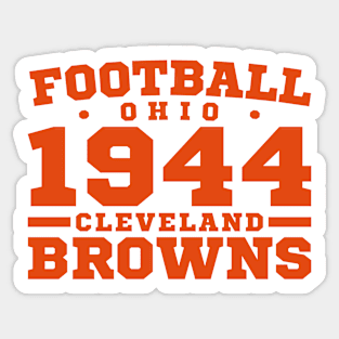 Football Ohio 1944 Cleveland Browns Sticker